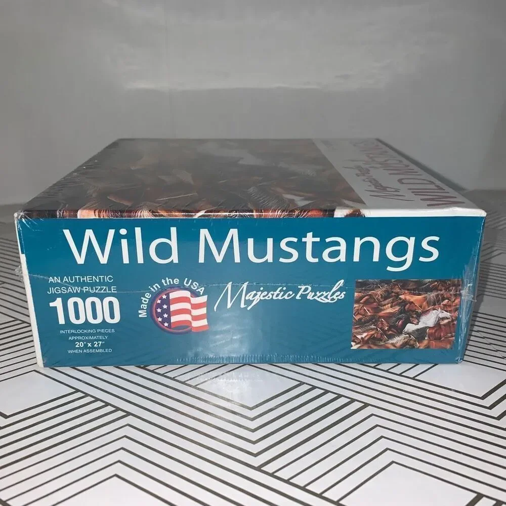 Majestic Puzzles Jigsaw Wild Mustangs Rick Unger 1000 Piece 20